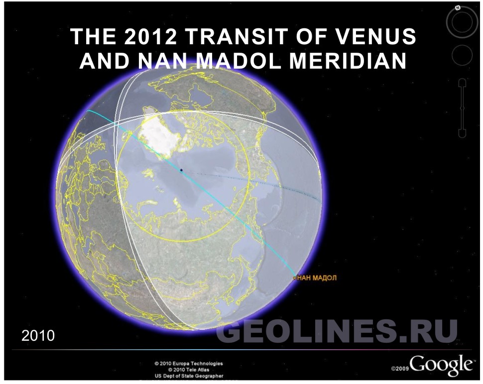 NAN MADOL and TRANSIT of the Venus In 2012